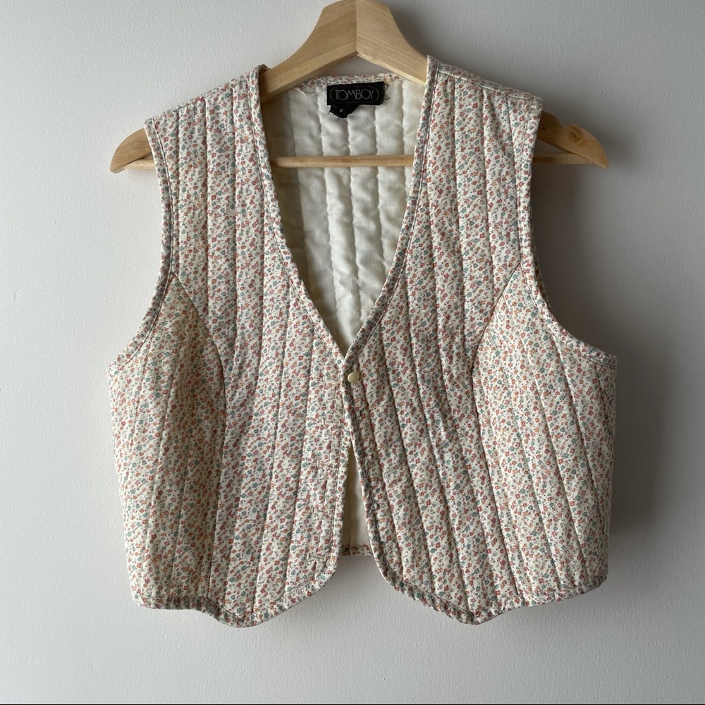 TOMBOY VINTAGE FLORAL VEST